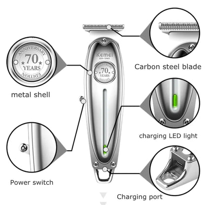 Elements of a professional men's hair trimmer