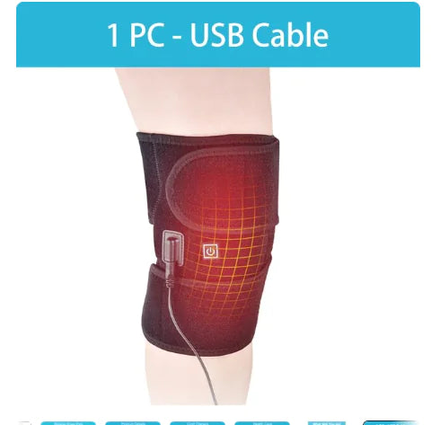 USB Thermal Therapy Electric Heated Knee Brace, your innovative solution for soothing warmth and therapeutic relief.