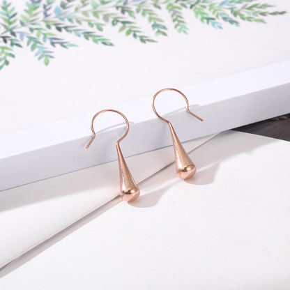 Rose gold earrings