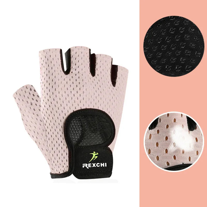 Ultralight microfiber weightlifting gloves with breathable mesh, full palm coverage, and thumb protection for durability and comfort.