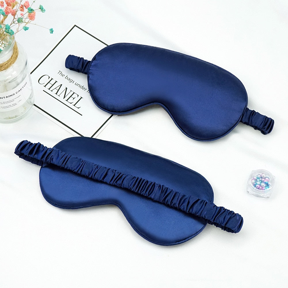 Men's and Women's Sleep Mask blocking out light for deep, uninterrupted sleep, perfect for home or travel.