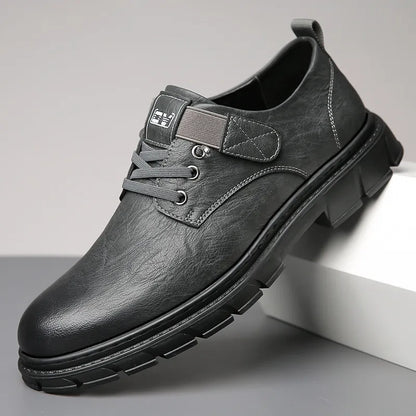 Men's casual shoes: high-quality genuine leather, durable, stylish, comfortable, perfect for everyday wear.