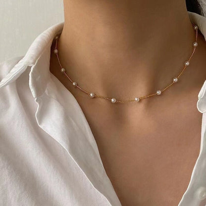 Pearl Choker Necklace