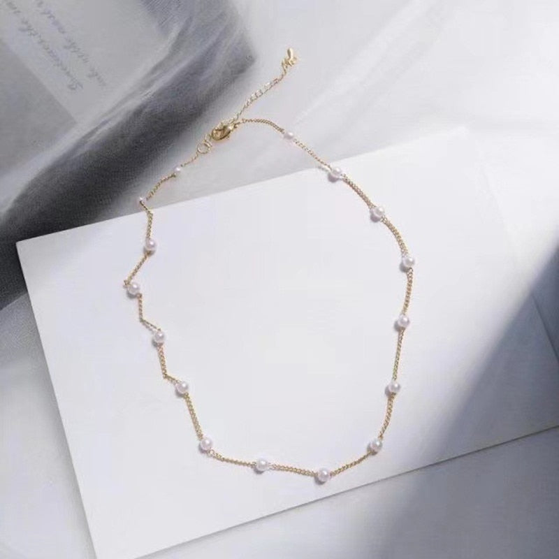 Pearl Choker Necklace