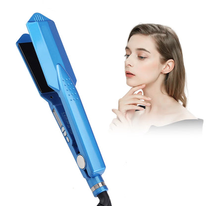 The Professional Flat Iron Hair Straightener is a high-performance styling tool designed for salon-quality results at home. 