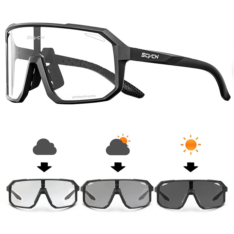  Photochromic Cycling Sunglasses