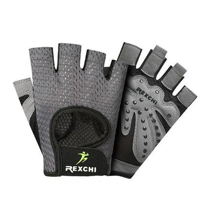 Ultralight microfiber weightlifting gloves with breathable mesh, full palm coverage, and thumb protection for durability and comfort.