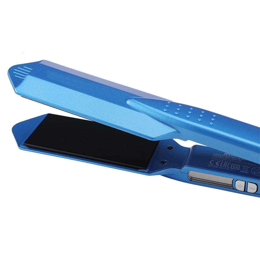 The Professional Flat Iron Hair Straightener is a high-performance styling tool designed for salon-quality results at home. 