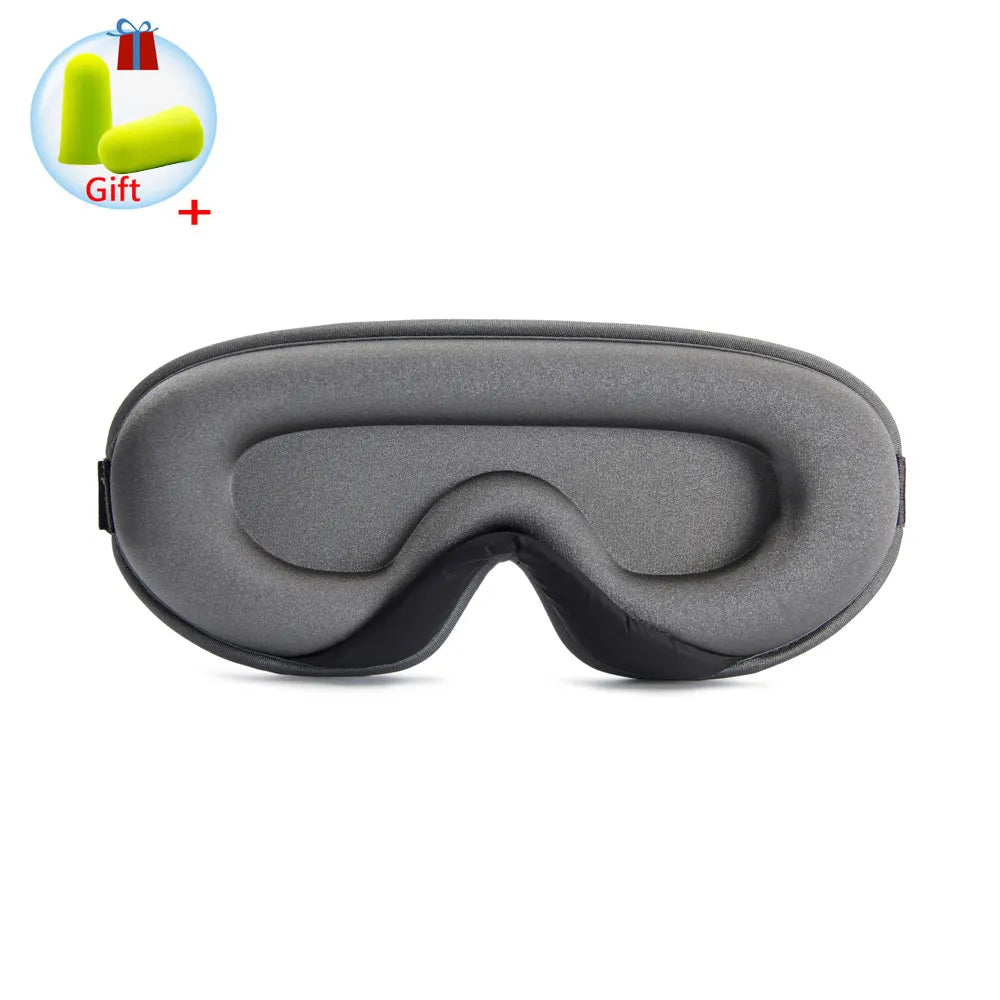 Men's and Women's Sleep Mask made from soft cotton, designed to block out light and distractions for deep, uninterrupted sleep at home or while traveling.