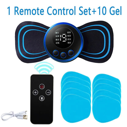 8 mode electric pulse muscle pain relief