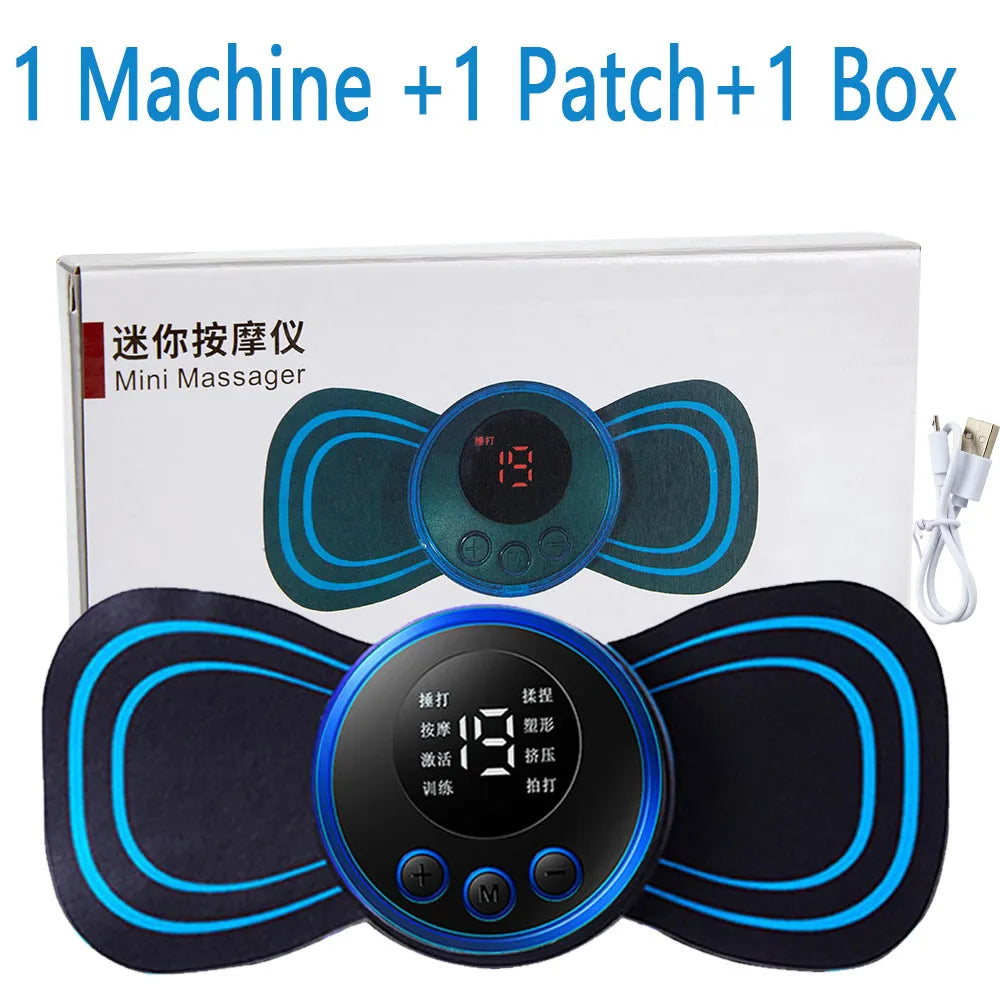 8 mode electric pulse muscle pain relief