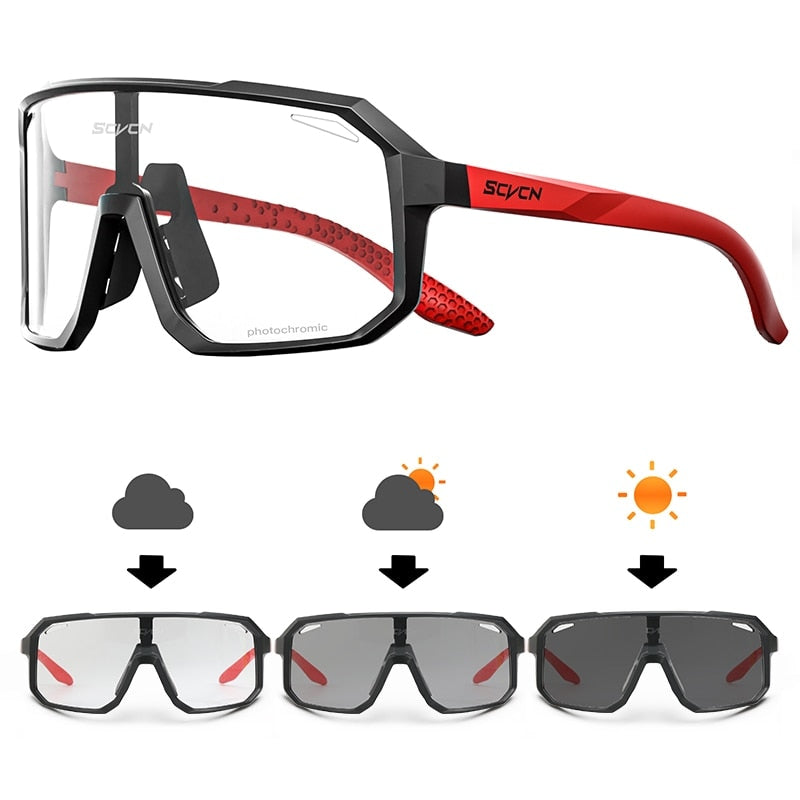  Photochromic Cycling Sunglasses