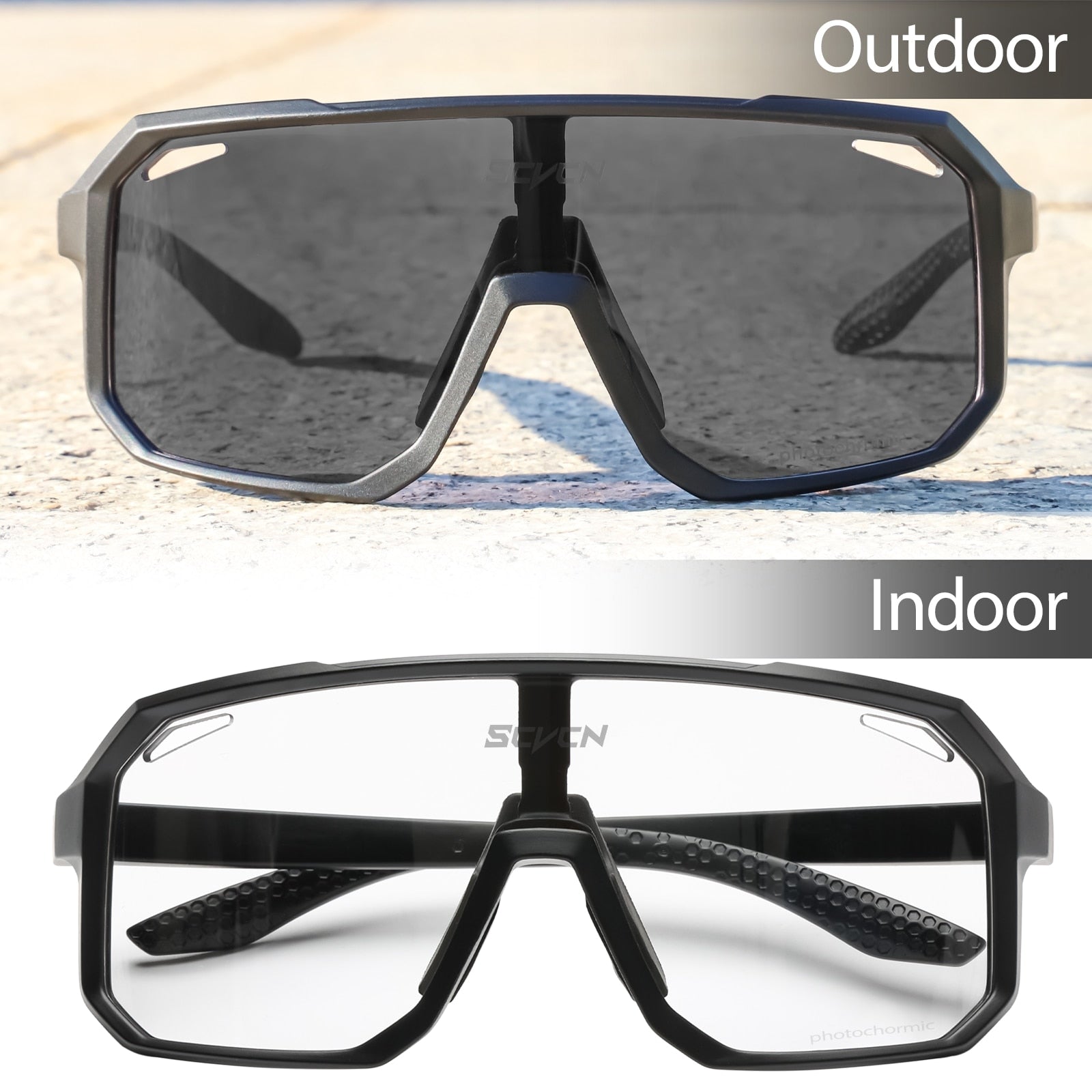  Photochromic Cycling Sunglasses