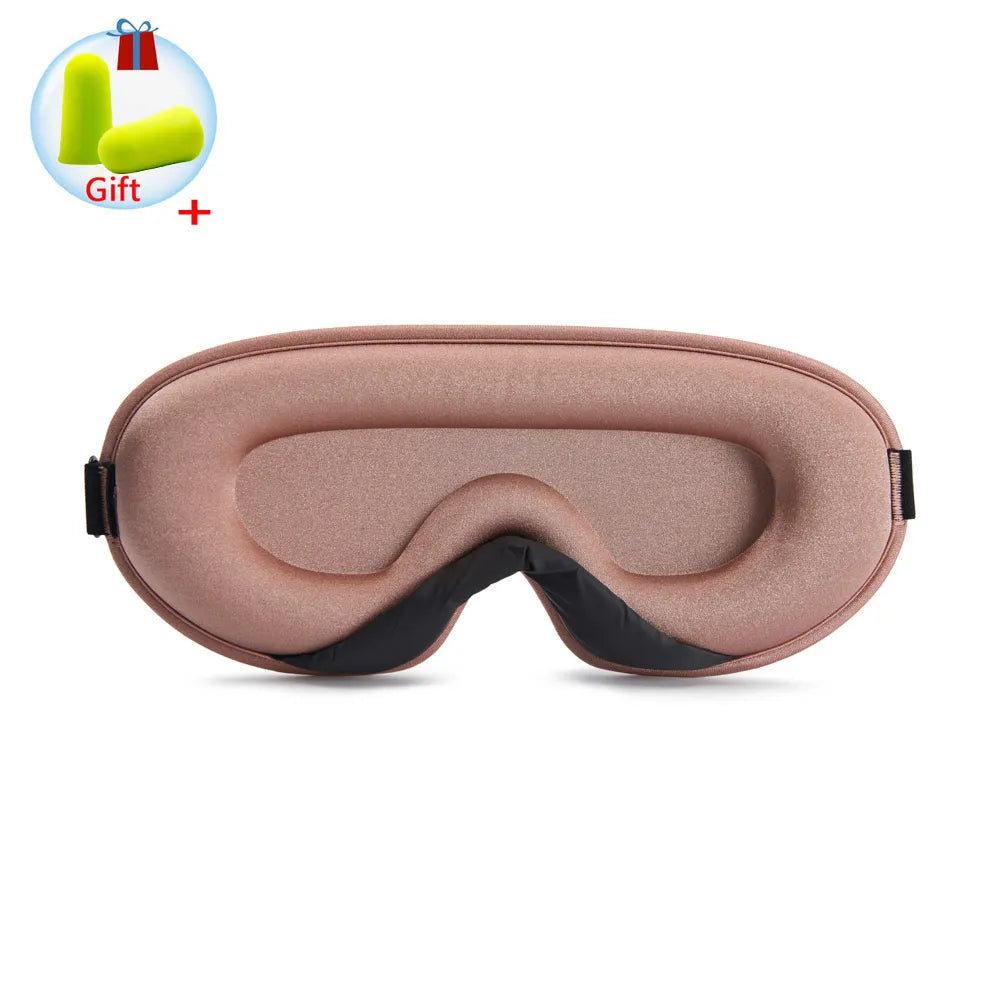 Men's and Women's Sleep Mask made from soft cotton, designed to block out light and distractions for deep, uninterrupted sleep at home or while traveling.