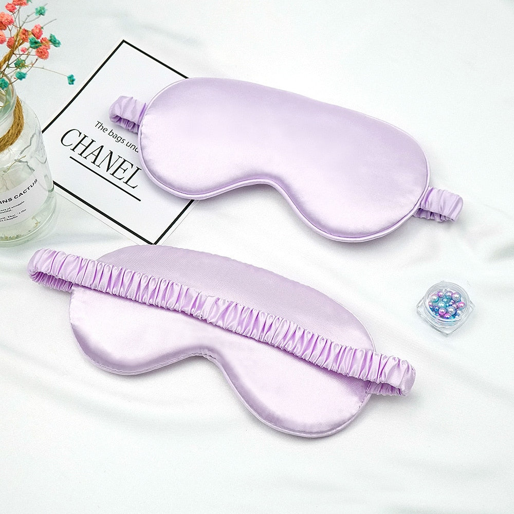 Men's and Women's Sleep Mask blocking out light for deep, uninterrupted sleep, perfect for home or travel.