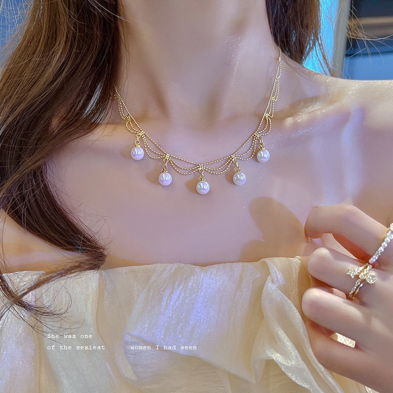 Pearl Choker Necklace