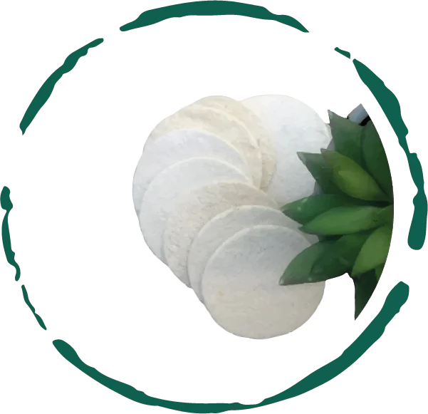 BeNat's high-quality natural loofah for exfoliation and smooth skin, promoting micro-circulation and unclogging pores for better absorption of beauty products.