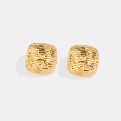 Gold plated earrings