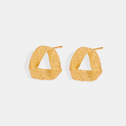 Gold plated earrings