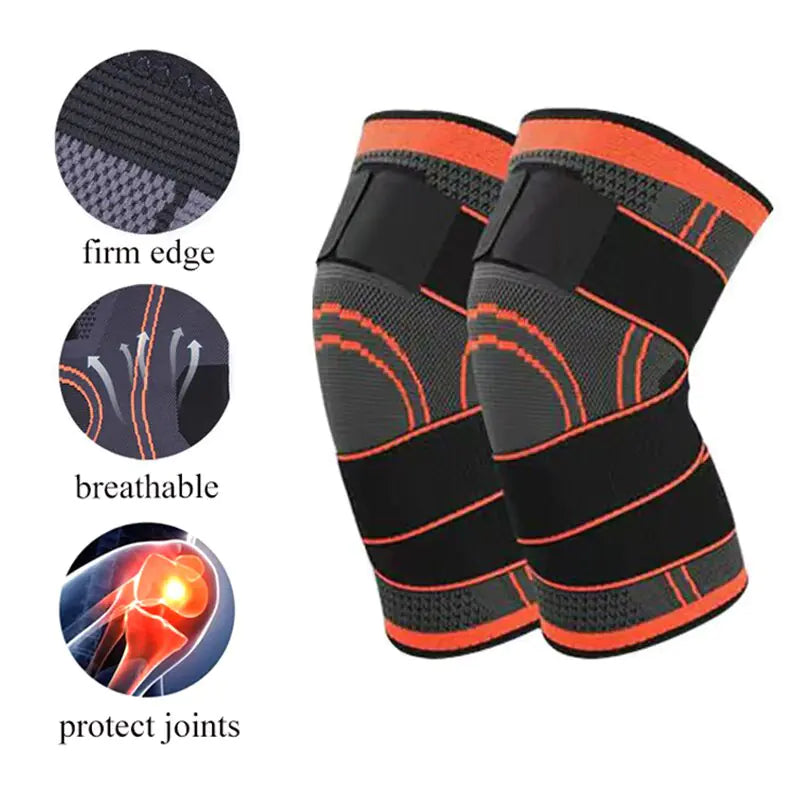 Support your active lifestyle with the Professional Knee Brace Compression Sleeve, designed to provide superior stability and comfort for your knees. 