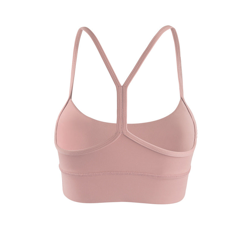 Sling Yoga Bra made from quick-drying, breathable materials, perfect for workouts and running