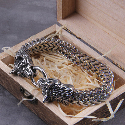 316L stainless steel men's mesh bracelet